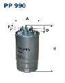 Filtr paliwaPP 990, FILTRON WIX w ofercie sklepu e-autoparts.pl 