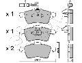 Klocki hamulcowe - komplet822-263-1, METELLI CIFAM w ofercie sklepu e-autoparts.pl 