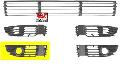 Kratka wentylacyjna, zderzak, ** Equipart **5837594, VAN WEZEL w ofercie sklepu e-autoparts.pl 