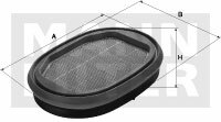Filtr powietrza wtórnego CF 2864 MANN-FILTER MANN+HUMMEL GMBH