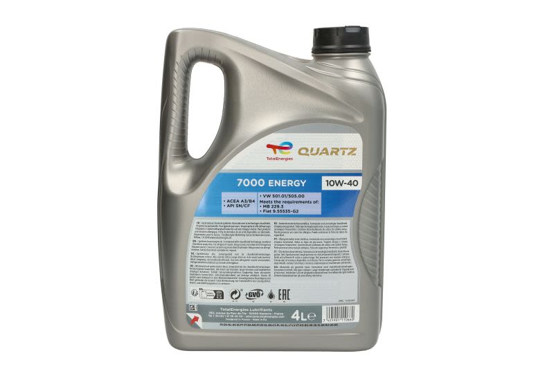 Olej silnikowy QUARTZ 7000 E 10W40 4L 4L 2216286 TOTAL