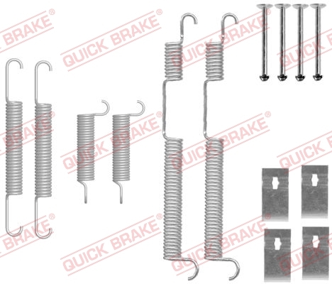 Zestaw dodatków, szczęki hamulcowe 105-0844 Quick Brake ApS