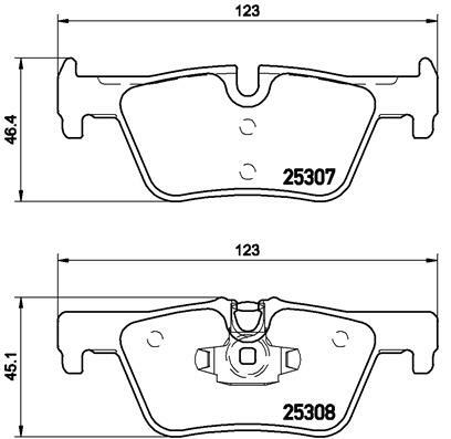 Klocki hamulcowe - komplet P 06 071 BREMBO