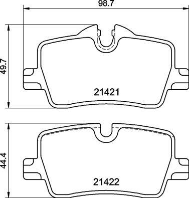 Klocki hamulcowe - komplet P 06 113 BREMBO