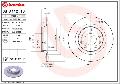 Tarcza hamulcowa08.A112.10, BREMBO w ofercie sklepu e-autoparts.pl 