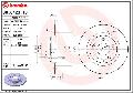 Tarcza hamulcowa, COATED DISC LINE08.C423.11, BREMBO w ofercie sklepu e-autoparts.pl 