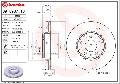 Tarcza hamulcowa, COATED DISC LINE09.8937.11, BREMBO w ofercie sklepu e-autoparts.pl 
