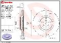 Tarcza hamulcowa, COATED DISC LINE09.B354.11, BREMBO w ofercie sklepu e-autoparts.pl 