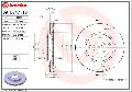 Tarcza hamulcowa09.B647.10, BREMBO w ofercie sklepu e-autoparts.pl 