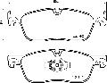 Klocki hamulcowe - kompletP 36 035, BREMBO w ofercie sklepu e-autoparts.pl 