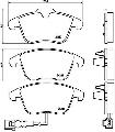 Klocki hamulcowe - komplet, BREMBO XTRA LINEP 85 112X, BREMBO w ofercie sklepu e-autoparts.pl 