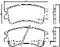 Klocki hamulcowe - kompletMDB2308, MINTEX w ofercie sklepu e-autoparts.pl 