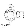 Termostat układu chłodzenia4281.87D, WAHLER w ofercie sklepu e-autoparts.pl 