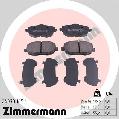 Klocki hamulcowe - komplet24073.165.1, ZIMMERMANN w ofercie sklepu e-autoparts.pl 