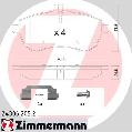 Klocki hamulcowe - komplet24306.205.2, ZIMMERMANN w ofercie sklepu e-autoparts.pl 