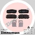 Klocki hamulcowe - komplet 24498.155.1 Wawa24498.155.1, ZIMMERMANN w ofercie sklepu e-autoparts.pl 