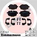 Klocki hamulcowe - komplet24704.180.2, ZIMMERMANN w ofercie sklepu e-autoparts.pl 