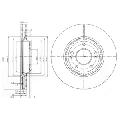 Tarcza hamulcowaBG4011, DELPHI w ofercie sklepu e-autoparts.pl 